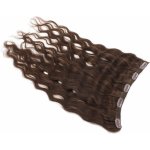 Clip pás 50cm vlnitý tmavě hnědá – Hledejceny.cz