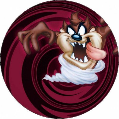 Jedlý papír Looney Tunes Tasmánský čert v pohybu 19,5 cm – Sleviste.cz