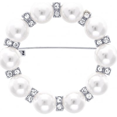 Biju Brož kulatá s perlami 9002057-1 – Hledejceny.cz