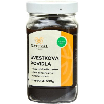 Švestková povidla - bez přidaného cukru - Natural 500g – Sleviste.cz