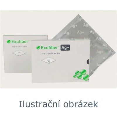 Exufiber Ag+ 10 x 10 cm 10 ks – Hledejceny.cz
