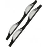 Chránič dveří WHITE s odrazkami 2 ks Compass 05211 | Zboží Auto