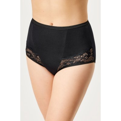 Jadea Klasické kalhotky Miri s vysokým pasem černá – Zboží Dáma