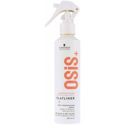 Schwarzkopf Osis Style Sleek Flatliner – silně fixační sérum pro žehlení vlasů 200 ml