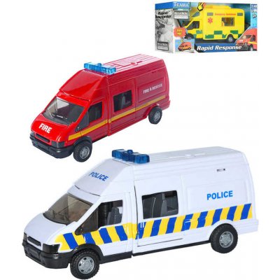 Mac Toys Auto sanitka ambulance / policie / hasiči 3 druhy na baterie Světlo Zvuk m4031482