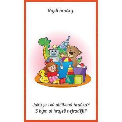 Výukové karty krabička NAJDI TO DOMA naučná hra pro děti – Zboží Dáma