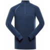 Pánské sportovní tričko Alpine Pro DELAR pánské prádlo z merino vlny triko modrá