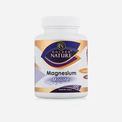 Golden Nature Magnesium Malate (hořčík) a vitamin B6 6 x 100 kapslí – Hledejceny.cz