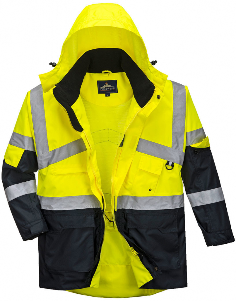 Portwest HI-VIS BUNDA S760 / Dvoubarevná prodyšná bunda žlutá/modrá od 1  638 Kč - Heureka.cz