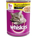 Whiskas Adult kuřecí v omáčce 400 g – Hledejceny.cz