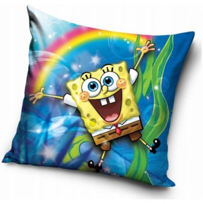 Carbotex Polštář Spongebob vzhůru nohama 40x40 – Zboží Dáma
