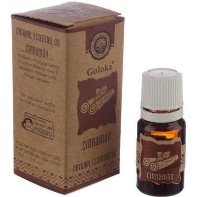 Goloka Natural Essential Oil Cinnamon Skořice 10 ml – Hledejceny.cz