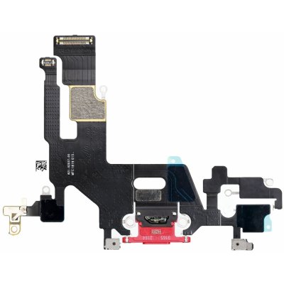 Apple iPhone 11 - Nabíjecí Konektor + Flex Kabel (Red), Red – Zboží Živě