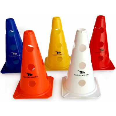 yakimasport Kužel s dírami 23cm žlutá – Zbozi.Blesk.cz