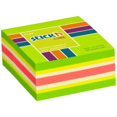 Stick´n Samolepicí bločky Stick´n by Hopax - 51 x 51 mm / 250 lístků / mix zelená – Hledejceny.cz