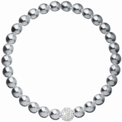Evolution Group perlový šedý s Preciosa krystaly 33115.3