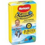 Huggies Little Swimmers 2-3/3-8 kg 12 ks – Zboží Dáma