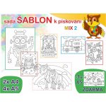 Radost v písku Sada šablon vel. M mix 2 – Zboží Mobilmania