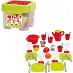 Écoiffier set jídelní plastové nádobí s potravinami 36ks v boxu – Hledejceny.cz