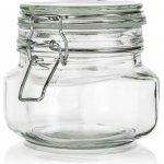 Banquet Dóza hermetická hranatá skl. s patentním uzávěrem 500ml – Hledejceny.cz