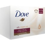 Dove Supreme Fine Silk toaletní mýdlo 4 x 100 g – Zboží Dáma
