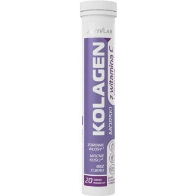 Activlab Marine Collagen Jahoda-malina 20 šumivých tablet – Hledejceny.cz