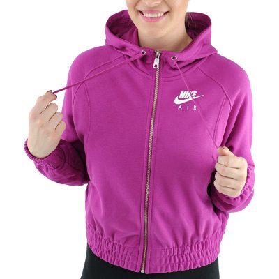 Nike W NSW Air hoodie FZ BB FLC růžová – Zboží Mobilmania