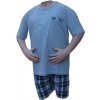 Pánské pyžamo Xcena pánské pyžamo krátké modrá