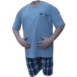 Xcena pánské pyžamo krátké modrá