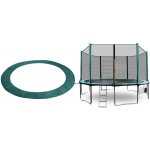 Aga kryt pružin na trampolínu Exclusive s vnitřní síti 430 cm tmavě zelená – Sleviste.cz