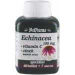 MedPharma Echinacea 100 mg + vitamin C + zinek 67 tablet – Hledejceny.cz
