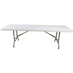 andos YCZ-244Z Skládací banketový stůl půlený, 244 x 76 cm, HDPE, – Zboží Mobilmania