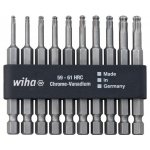 Bit Set Professional 70 mm kulová hlava TORX 1/4 v liště 10 ks WIHA 32804 – Zboží Dáma