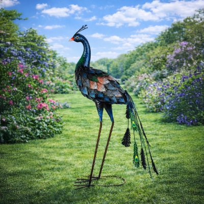 Gilde zahradní dekorace Páv, 78 cm – Hledejceny.cz