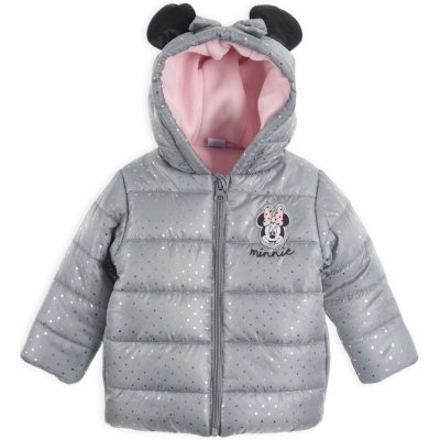 dívčí zimní bunda DISNEY MINNIE BABY šedá – Zboží Mobilmania