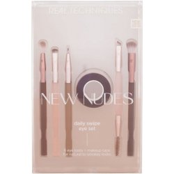 Real Techniques New Nudes Daily Swipe Eye Set štětec dárková sada