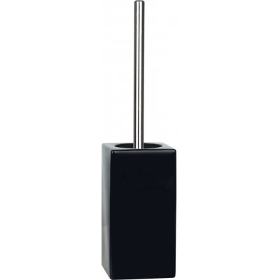 Spirella WC štětka QUADRO s černou keramickou nádobou 10 13664 – Hledejceny.cz