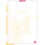 Elektronický střih / PDF dětská mikina s kapucí - klokanka-116-140 – Hledejceny.cz