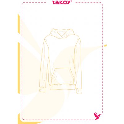 Elektronický střih / PDF dětská mikina s kapucí - klokanka-116-140 – Hledejceny.cz