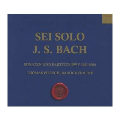 Johann Sebastian Bach - Sonaten Partiten Für Violine Bwv 1001-1006 CD – Zboží Mobilmania