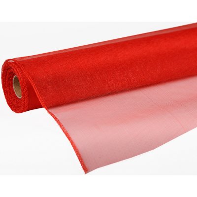 Organza SNOW 36cm x 9,1m ČERVENÁ – Hledejceny.cz