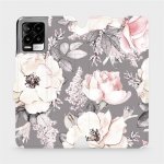 Mobiwear - Realme 8 - MX06S Květy na šedém pozadí – Zboží Živě