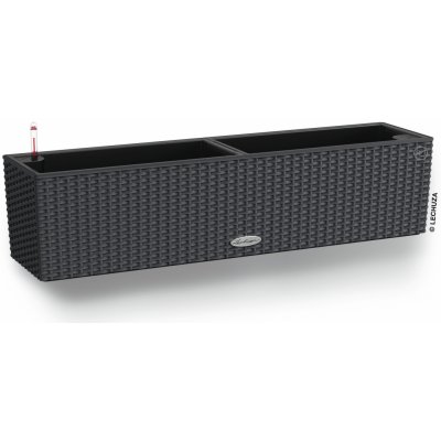 Lechuza Samozavlažovací truhlík Balconera Cottage 80 cm – antracit – Hledejceny.cz