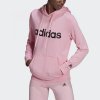 Dámská mikina adidas W Lin FT HD HD1694 LT pink black