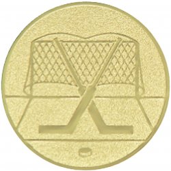 Emblém hokej zlato 50 mm