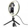 Kruhové selfie světlo Trust Maku Ring Light Vlogging Kit 24393