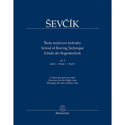 Škola smyčcové techniky op. 2, Sešit 1 - Otakar Ševčík – Hledejceny.cz