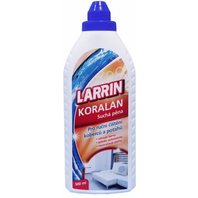 Larrin Koralan suchá pěna pro ruční čištění koberců a potahů 500 ml – Zboží Dáma