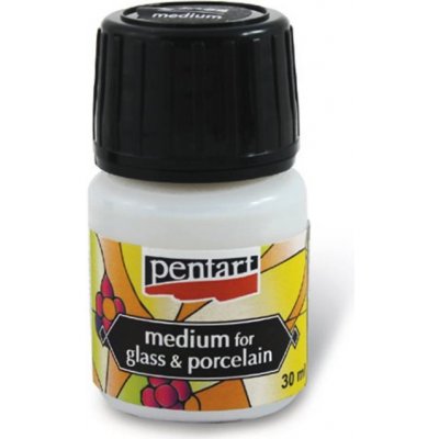 Pentart Zesvětlovací medium k barvám na sklo a porcelán 30ml – Zboží Dáma