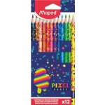 Maped Pastelky Pixel Party 12ks 160844 – Zboží Živě